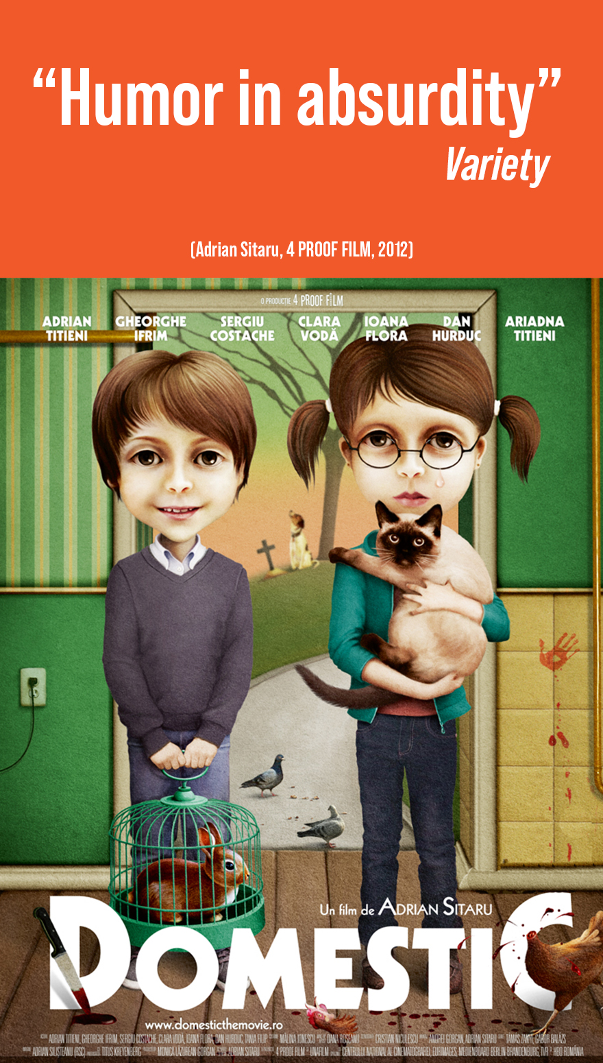 Domestic - feature film online by Adrian Sitaru on CINEPUB